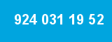 924 031 19 52 924 031 19 52